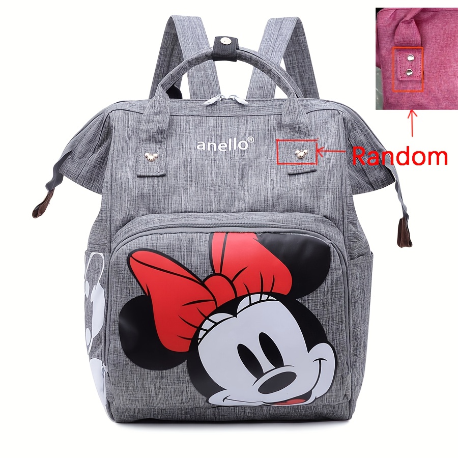 Canvas Backpack Casual - ミッキーマウス レディース トラベルバックパック 軽量 ユニークデザイン カジュアル