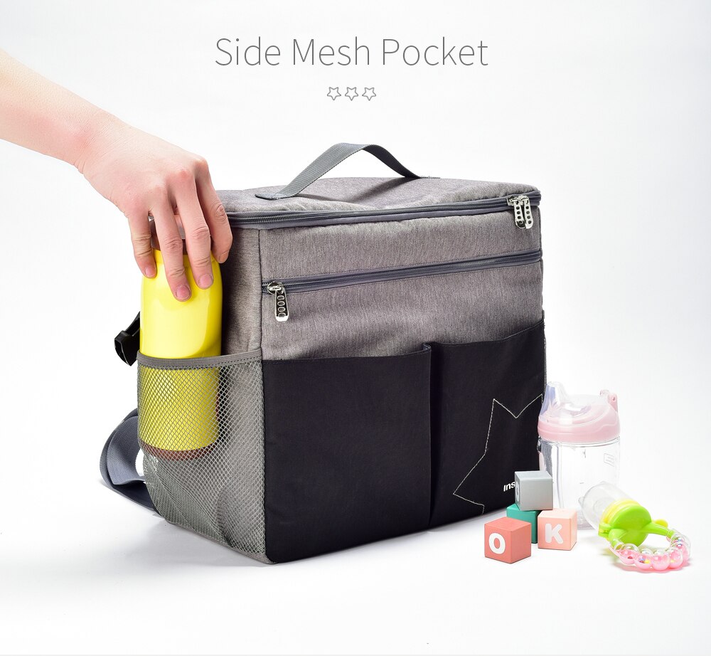 インスラー大容量ベビーおむつバッグ屋外旅行ママバッグベビーカ - Backpack Diaper Bag のレビューと価格