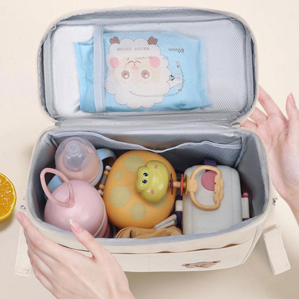 かわいいクマ柄ボトルクーラーバッグ 保温・断熱機能付き ベビ - Backpack Diaper Bag のレビューと価格
