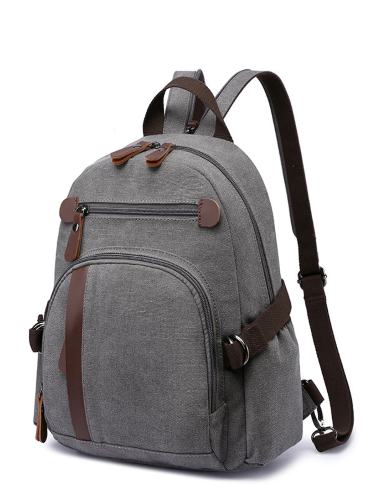 小さなキャンバスバックパックレジャースポーツ多機能チェストバ - Canvas Backpack Casual のレビューと価格