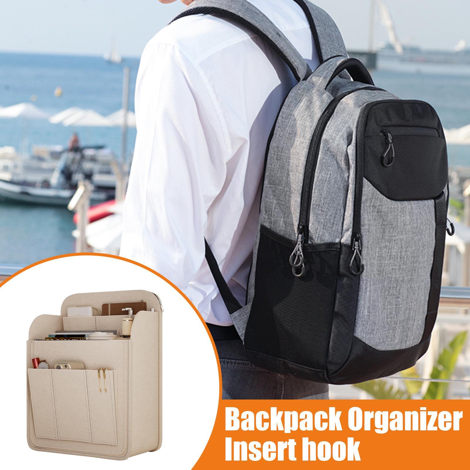 ブックバッグオーガナイザーインサート 大容量ポータブルバック - Backpack Insert Organizer のレビューと価格